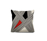 Judy Abstract Spun Polyester Square Indoor/Outdoor Throw Pillow