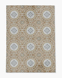 Juga low pile chair mat in Beige