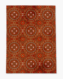 Juga low pile chair mat in Red