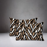 Jules Zebra Print Indoor/Outdoor Reversible Rectangular Pillow