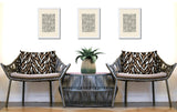 Jules Zebra Print Indoor/Outdoor Reversible Rectangular Pillow