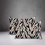 Jules Zebra Print Indoor/Outdoor Reversible Rectangular Pillow