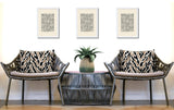 Jules Zebra Print Indoor/Outdoor Reversible Rectangular Pillow