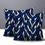 Jules Zebra Print Indoor/Outdoor Reversible Square Pillow