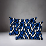 Jules Zebra Print Indoor/Outdoor Reversible Rectangular Pillow