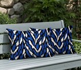 Jules Zebra Print Indoor/Outdoor Reversible Rectangular Pillow