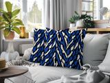 Jules Zebra Print Indoor/Outdoor Reversible Square Pillow