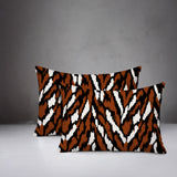 Jules Zebra Print Indoor/Outdoor Reversible Rectangular Pillow