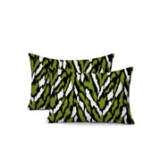 Jules Zebra Print Indoor/Outdoor Reversible Rectangular Pillow