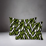 Jules Zebra Print Indoor/Outdoor Reversible Rectangular Pillow