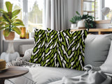 Jules Zebra Print Indoor/Outdoor Reversible Square Pillow