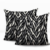 Jules Zebra Print Indoor/Outdoor Reversible Square Pillow