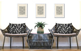 Jules Zebra Print Indoor/Outdoor Reversible Rectangular Pillow