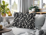 Jules Zebra Print Indoor/Outdoor Reversible Square Pillow