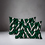 Jules Zebra Print Indoor/Outdoor Reversible Rectangular Pillow