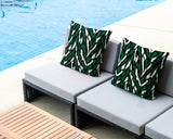 Jules Zebra Print Indoor/Outdoor Reversible Square Pillow