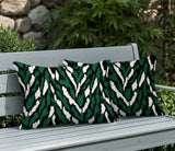 Jules Zebra Print Indoor/Outdoor Reversible Rectangular Pillow