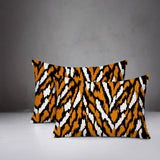 Jules Zebra Print Indoor/Outdoor Reversible Rectangular Pillow