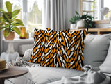 Jules Zebra Print Indoor/Outdoor Reversible Square Pillow