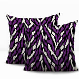 Jules Zebra Print Indoor/Outdoor Reversible Square Pillow