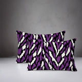 Jules Zebra Print Indoor/Outdoor Reversible Rectangular Pillow