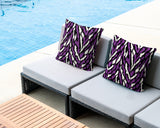 Jules Zebra Print Indoor/Outdoor Reversible Square Pillow