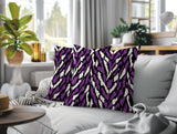 Jules Zebra Print Indoor/Outdoor Reversible Square Pillow