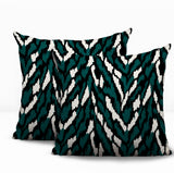 Jules Zebra Print Indoor/Outdoor Reversible Square Pillow