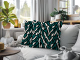 Jules Zebra Print Indoor/Outdoor Reversible Square Pillow