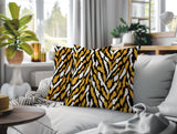 Jules Zebra Print Indoor/Outdoor Reversible Square Pillow