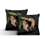 Jumba Animal Reversible Indoor/Outdoor Square Pillow