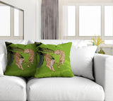 Jumba Animal Reversible Indoor/Outdoor Square Pillow