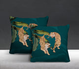 Jumba Animal Reversible Indoor/Outdoor Square Pillow