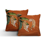 Jumba Animal Reversible Indoor/Outdoor Square Pillow
