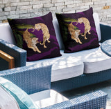 Jumba Animal Reversible Indoor/Outdoor Square Pillow