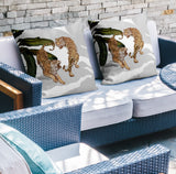 Jumba Animal Reversible Indoor/Outdoor Square Pillow