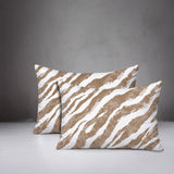 Juno Zebra Print Indoor/Outdoor Reversible Rectangular Pillow