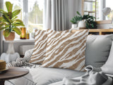 Juno Zebra Print Indoor/Outdoor Reversible Square Pillow