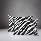 Juno Zebra Print Indoor/Outdoor Reversible Rectangular Pillow