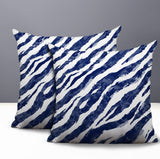 Juno Zebra Print Indoor/Outdoor Reversible Square Pillow