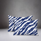 Juno Zebra Print Indoor/Outdoor Reversible Rectangular Pillow