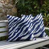 Juno Zebra Print Indoor/Outdoor Reversible Square Pillow