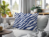 Juno Zebra Print Indoor/Outdoor Reversible Square Pillow