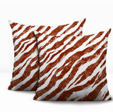Juno Zebra Print Indoor/Outdoor Reversible Square Pillow