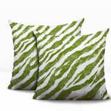 Juno Zebra Print Indoor/Outdoor Reversible Square Pillow