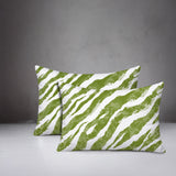 Juno Zebra Print Indoor/Outdoor Reversible Rectangular Pillow