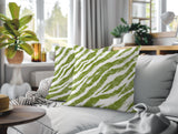 Juno Zebra Print Indoor/Outdoor Reversible Square Pillow