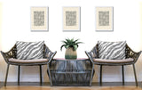 Juno Zebra Print Indoor/Outdoor Reversible Rectangular Pillow