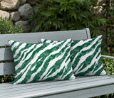 Juno Zebra Print Indoor/Outdoor Reversible Rectangular Pillow