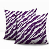 Juno Zebra Print Indoor/Outdoor Reversible Square Pillow